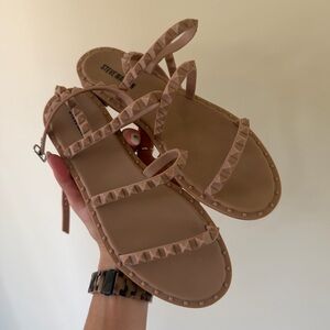 Steve Madden Nude Studded Sandal